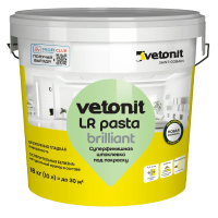 Шпаклевка полимерная Ветонит ЛР Паста бриллиант, 18 кг