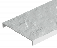 Бордюр универсальный DOCKE, белый