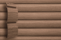 Сайдинг Grand Line Tundra Блок Хаус 3.0, кедр