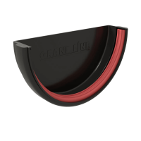 Заглушка желоба Grand Line Классика, черный