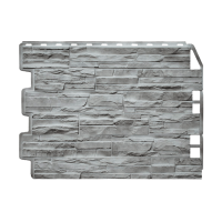 Фасадные панели FINEBER ДАЧНЫЙ Скол, светло-серый