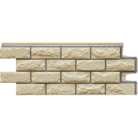 Фасадная панель Grand Line Колотый камень Премиум, шампань