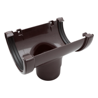 Воронка желоба FINEBER, коричневый