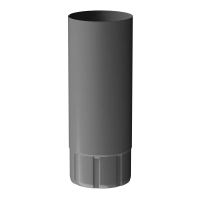 Труба водосточная DOCKE STAL PREMIUM, 3м, графит