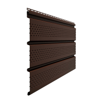 Софит DOCKE Т4 полная перфорация, каштан