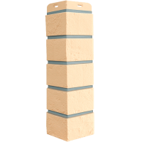Угол наружный Grand Line Состаренный кирпич Премиум, шампань