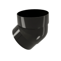 Колено трубы 45 Grand Line Классика, черный