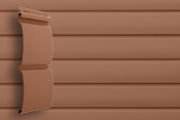 Сайдинг Grand Line Блок Хаус 3.0, темно-бежевый