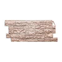 Фасадные панели FINEBER Камень дикий, песочный