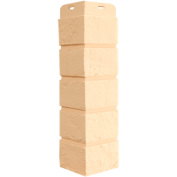 Фасадная панель Grand Line Состаренный кирпич Стандарт, бежевый