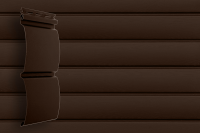 Сайдинг Grand Line Акриловый Блок Хаус 3.0, темный дуб