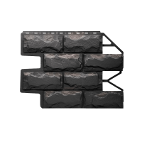 Фасадные панели FINEBER Блок, темно-серый