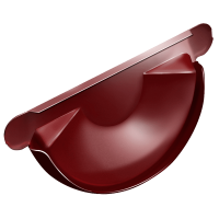 Заглушка желоба Grand Line, коричнево-красный