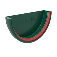 Заглушка желоба Grand Line Классика, зеленый