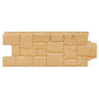 Фасадная панель Grand Line Крупный камень Стандарт, песочный