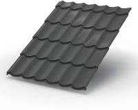 Металлочерепица МП Ламонтерра X, темно-серый