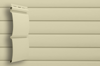 Сайдинг Grand Line Блок Хаус 3.0, слоновая кость