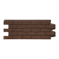 Фасадная панель Grand Line Состаренный кирпич Стандарт, земля