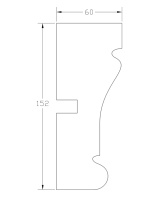 Наличник ForPRO Н-60x152