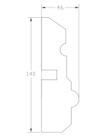 Наличник ForPRO Н-46x140