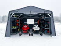 Каркасно тентовый гараж