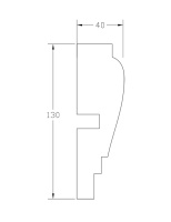 Молдинг ForPRO М-40x130