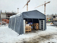 Склад тентово каркасный