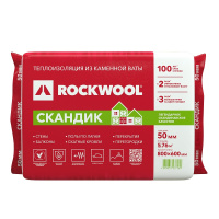 Утеплитель Rockwool Лайт Баттс Скандик, 50мм