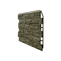 Фасадные панели FINEBER ДАЧНЫЙ Скол, дымчатый